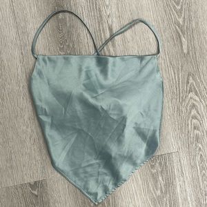 Oak + Fort Sage Tie Top Size M ( Medium )